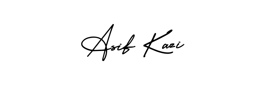 Create a beautiful signature design for name Asif Kazi. With this signature (AmerikaSignatureDemo-Regular) fonts, you can make a handwritten signature for free. Asif Kazi signature style 3 images and pictures png