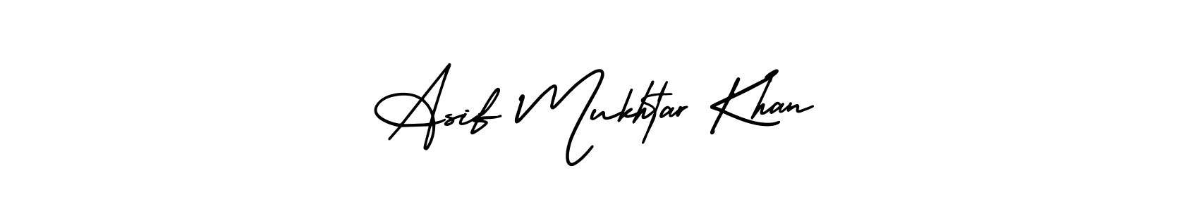 Create a beautiful signature design for name Asif Mukhtar Khan. With this signature (AmerikaSignatureDemo-Regular) fonts, you can make a handwritten signature for free. Asif Mukhtar Khan signature style 3 images and pictures png