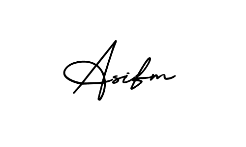 Make a beautiful signature design for name Asifm. Use this online signature maker to create a handwritten signature for free. Asifm signature style 3 images and pictures png