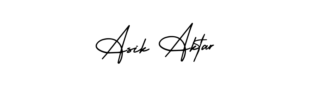 You can use this online signature creator to create a handwritten signature for the name Asik Aktar. This is the best online autograph maker. Asik Aktar signature style 3 images and pictures png