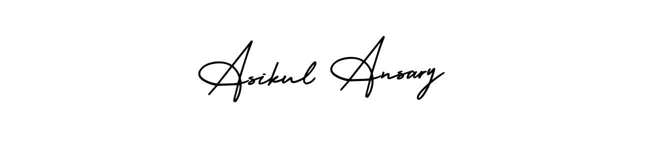 Use a signature maker to create a handwritten signature online. With this signature software, you can design (AmerikaSignatureDemo-Regular) your own signature for name Asikul Ansary. Asikul Ansary signature style 3 images and pictures png