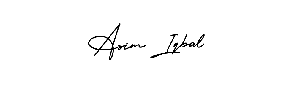 Make a beautiful signature design for name Asim Iqbal. With this signature (AmerikaSignatureDemo-Regular) style, you can create a handwritten signature for free. Asim Iqbal signature style 3 images and pictures png