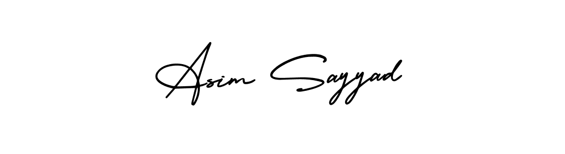 Here are the top 10 professional signature styles for the name Asim Sayyad. These are the best autograph styles you can use for your name. Asim Sayyad signature style 3 images and pictures png