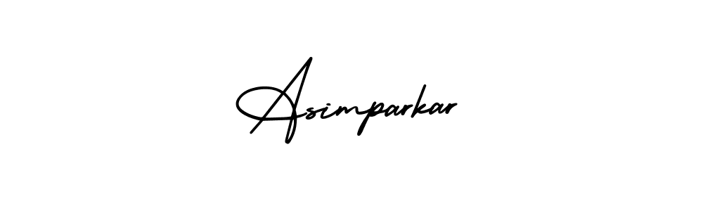 How to make Asimparkar signature? AmerikaSignatureDemo-Regular is a professional autograph style. Create handwritten signature for Asimparkar name. Asimparkar signature style 3 images and pictures png