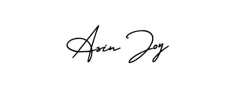 Design your own signature with our free online signature maker. With this signature software, you can create a handwritten (AmerikaSignatureDemo-Regular) signature for name Asin Joy. Asin Joy signature style 3 images and pictures png