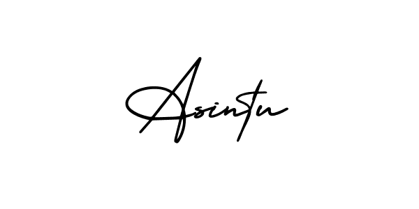 How to Draw Asintu signature style? AmerikaSignatureDemo-Regular is a latest design signature styles for name Asintu. Asintu signature style 3 images and pictures png