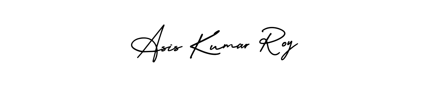 How to make Asis Kumar Roy signature? AmerikaSignatureDemo-Regular is a professional autograph style. Create handwritten signature for Asis Kumar Roy name. Asis Kumar Roy signature style 3 images and pictures png