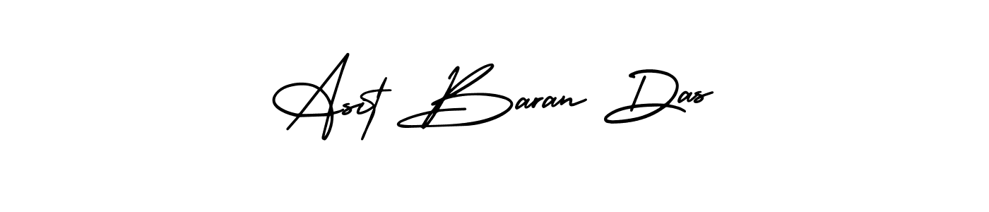 Asit Baran Das stylish signature style. Best Handwritten Sign (AmerikaSignatureDemo-Regular) for my name. Handwritten Signature Collection Ideas for my name Asit Baran Das. Asit Baran Das signature style 3 images and pictures png