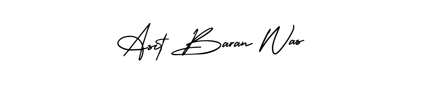 Use a signature maker to create a handwritten signature online. With this signature software, you can design (AmerikaSignatureDemo-Regular) your own signature for name Asit Baran Was. Asit Baran Was signature style 3 images and pictures png