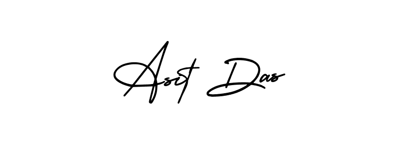 How to make Asit Das name signature. Use AmerikaSignatureDemo-Regular style for creating short signs online. This is the latest handwritten sign. Asit Das signature style 3 images and pictures png