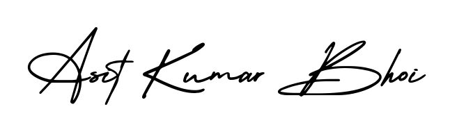 Make a beautiful signature design for name Asit Kumar Bhoi. Use this online signature maker to create a handwritten signature for free. Asit Kumar Bhoi signature style 3 images and pictures png
