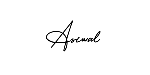 AmerikaSignatureDemo-Regular is a professional signature style that is perfect for those who want to add a touch of class to their signature. It is also a great choice for those who want to make their signature more unique. Get Asiwal name to fancy signature for free. Asiwal signature style 3 images and pictures png