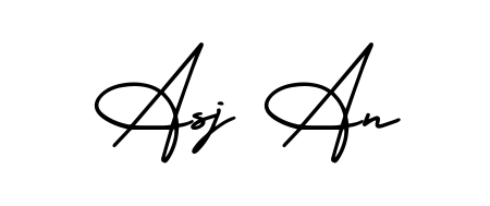 Design your own signature with our free online signature maker. With this signature software, you can create a handwritten (AmerikaSignatureDemo-Regular) signature for name Asj An. Asj An signature style 3 images and pictures png