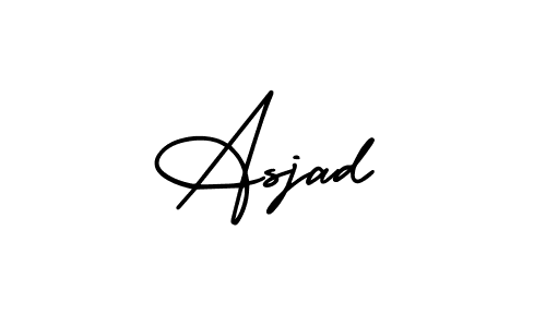 Also we have Asjad name is the best signature style. Create professional handwritten signature collection using AmerikaSignatureDemo-Regular autograph style. Asjad signature style 3 images and pictures png