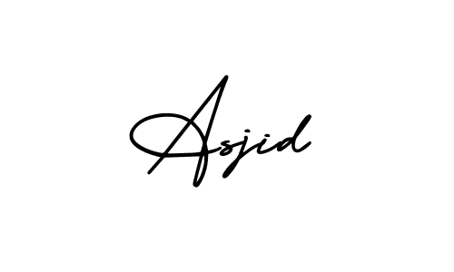 Check out images of Autograph of Asjid name. Actor Asjid Signature Style. AmerikaSignatureDemo-Regular is a professional sign style online. Asjid signature style 3 images and pictures png