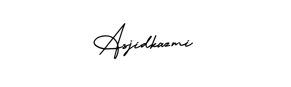 Best and Professional Signature Style for Asjidkazmi. AmerikaSignatureDemo-Regular Best Signature Style Collection. Asjidkazmi signature style 3 images and pictures png