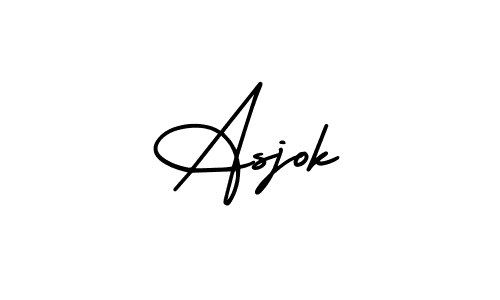 Also we have Asjok name is the best signature style. Create professional handwritten signature collection using AmerikaSignatureDemo-Regular autograph style. Asjok signature style 3 images and pictures png