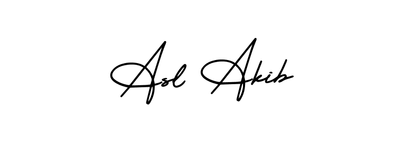 Similarly AmerikaSignatureDemo-Regular is the best handwritten signature design. Signature creator online .You can use it as an online autograph creator for name Asl Akib. Asl Akib signature style 3 images and pictures png