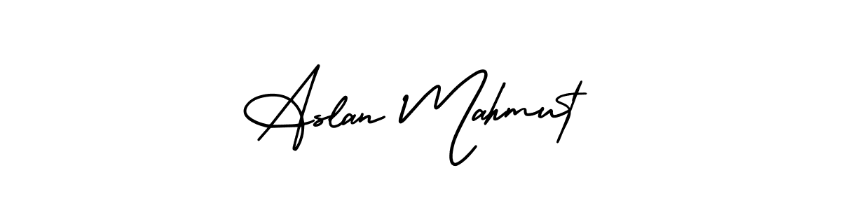 Check out images of Autograph of Aslan Mahmut name. Actor Aslan Mahmut Signature Style. AmerikaSignatureDemo-Regular is a professional sign style online. Aslan Mahmut signature style 3 images and pictures png