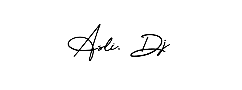 Similarly AmerikaSignatureDemo-Regular is the best handwritten signature design. Signature creator online .You can use it as an online autograph creator for name Asli. Dj. Asli. Dj signature style 3 images and pictures png