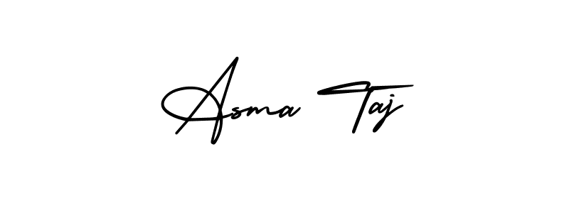 You can use this online signature creator to create a handwritten signature for the name Asma Taj. This is the best online autograph maker. Asma Taj signature style 3 images and pictures png