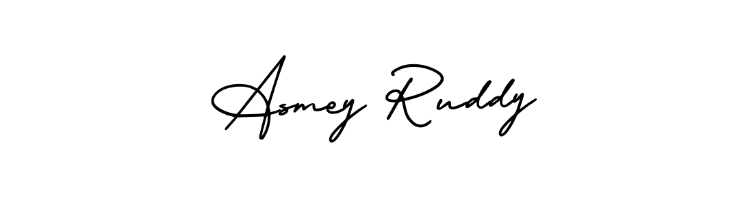Check out images of Autograph of Asmey Ruddy name. Actor Asmey Ruddy Signature Style. AmerikaSignatureDemo-Regular is a professional sign style online. Asmey Ruddy signature style 3 images and pictures png