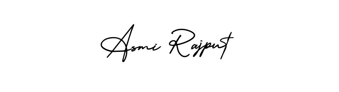 Also You can easily find your signature by using the search form. We will create Asmi Rajput name handwritten signature images for you free of cost using AmerikaSignatureDemo-Regular sign style. Asmi Rajput signature style 3 images and pictures png