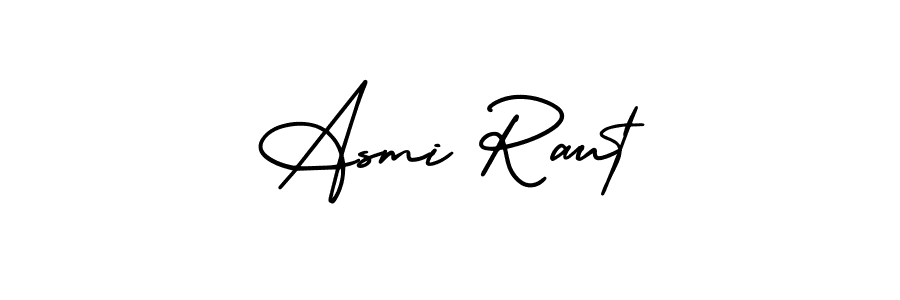 Best and Professional Signature Style for Asmi Raut. AmerikaSignatureDemo-Regular Best Signature Style Collection. Asmi Raut signature style 3 images and pictures png