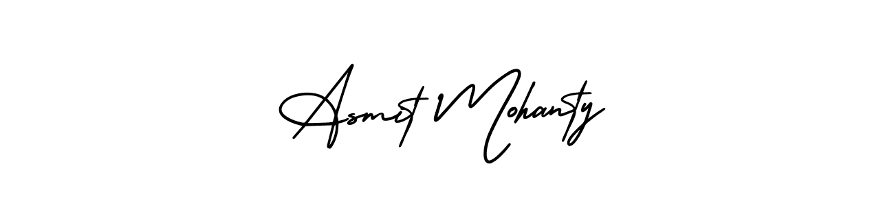 AmerikaSignatureDemo-Regular is a professional signature style that is perfect for those who want to add a touch of class to their signature. It is also a great choice for those who want to make their signature more unique. Get Asmit Mohanty name to fancy signature for free. Asmit Mohanty signature style 3 images and pictures png