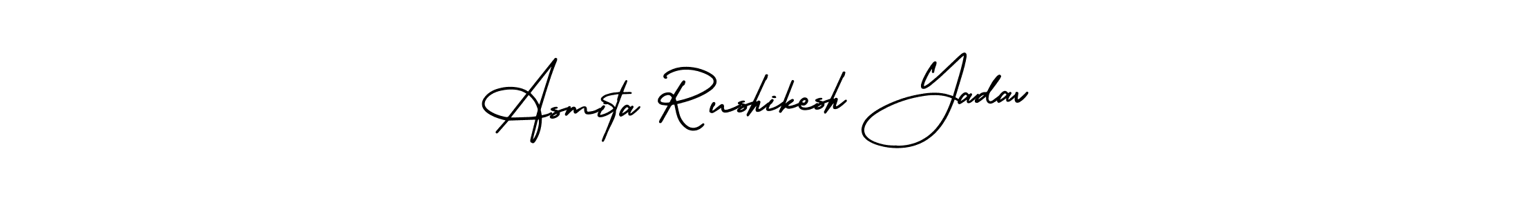 How to Draw Asmita Rushikesh Yadav signature style? AmerikaSignatureDemo-Regular is a latest design signature styles for name Asmita Rushikesh Yadav. Asmita Rushikesh Yadav signature style 3 images and pictures png