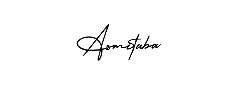 This is the best signature style for the Asmitaba name. Also you like these signature font (AmerikaSignatureDemo-Regular). Mix name signature. Asmitaba signature style 3 images and pictures png