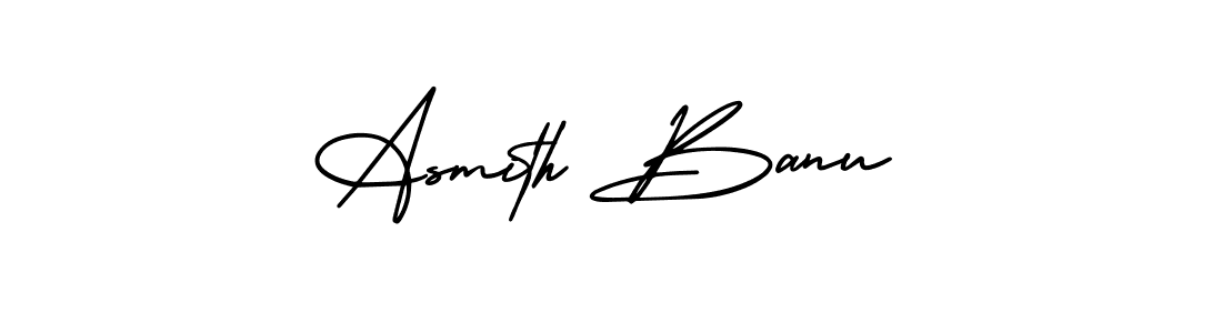Make a short Asmith Banu signature style. Manage your documents anywhere anytime using AmerikaSignatureDemo-Regular. Create and add eSignatures, submit forms, share and send files easily. Asmith Banu signature style 3 images and pictures png