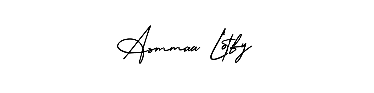 AmerikaSignatureDemo-Regular is a professional signature style that is perfect for those who want to add a touch of class to their signature. It is also a great choice for those who want to make their signature more unique. Get Asmmaa Lotfy name to fancy signature for free. Asmmaa Lotfy signature style 3 images and pictures png