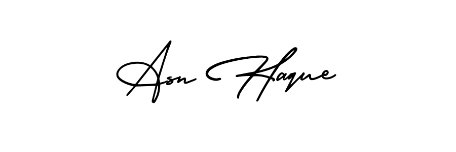 How to make Asn Haque signature? AmerikaSignatureDemo-Regular is a professional autograph style. Create handwritten signature for Asn Haque name. Asn Haque signature style 3 images and pictures png