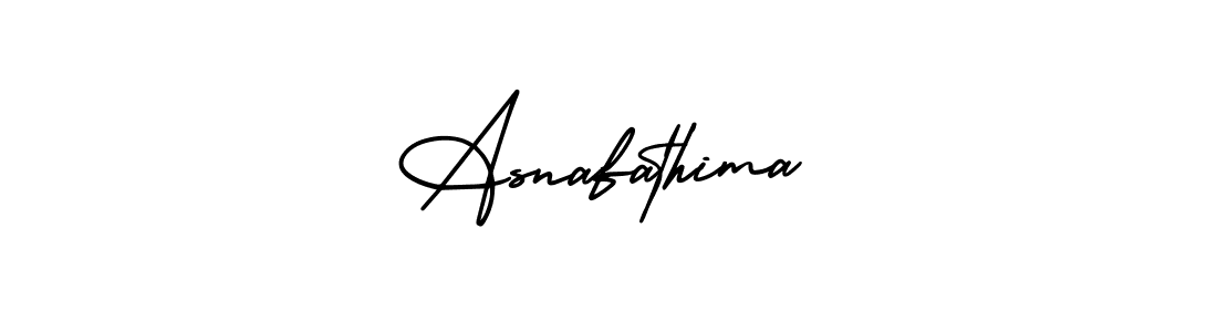 Make a beautiful signature design for name Asnafathima. With this signature (AmerikaSignatureDemo-Regular) style, you can create a handwritten signature for free. Asnafathima signature style 3 images and pictures png