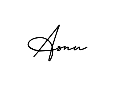 How to Draw Asnu signature style? AmerikaSignatureDemo-Regular is a latest design signature styles for name Asnu. Asnu signature style 3 images and pictures png