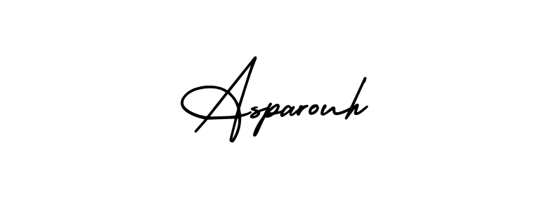 The best way (AmerikaSignatureDemo-Regular) to make a short signature is to pick only two or three words in your name. The name Asparouh include a total of six letters. For converting this name. Asparouh signature style 3 images and pictures png