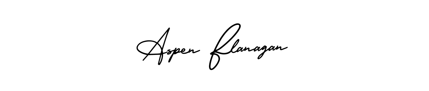 Make a beautiful signature design for name Aspen Flanagan. With this signature (AmerikaSignatureDemo-Regular) style, you can create a handwritten signature for free. Aspen Flanagan signature style 3 images and pictures png