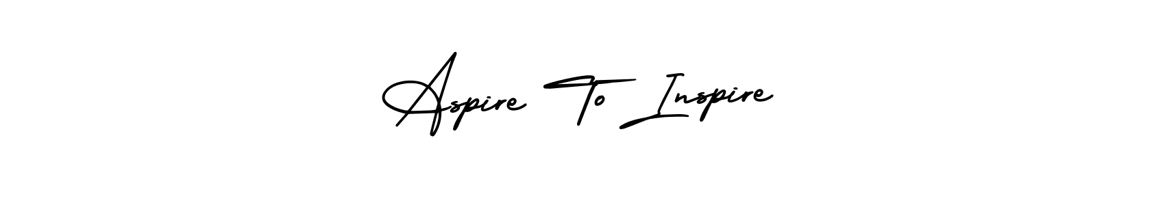 Use a signature maker to create a handwritten signature online. With this signature software, you can design (AmerikaSignatureDemo-Regular) your own signature for name Aspire To Inspire. Aspire To Inspire signature style 3 images and pictures png