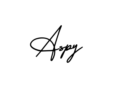 Also we have Aspy name is the best signature style. Create professional handwritten signature collection using AmerikaSignatureDemo-Regular autograph style. Aspy signature style 3 images and pictures png