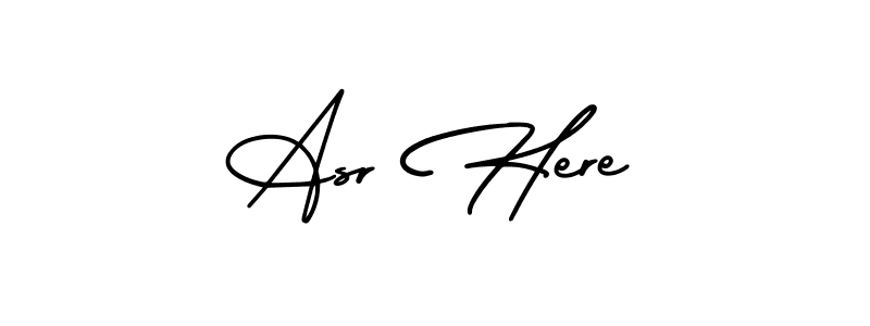 Make a short Asr Here signature style. Manage your documents anywhere anytime using AmerikaSignatureDemo-Regular. Create and add eSignatures, submit forms, share and send files easily. Asr Here signature style 3 images and pictures png