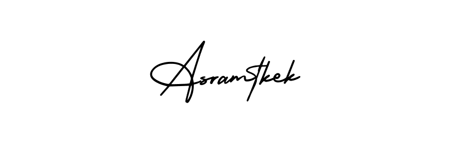 Create a beautiful signature design for name Asramtkek. With this signature (AmerikaSignatureDemo-Regular) fonts, you can make a handwritten signature for free. Asramtkek signature style 3 images and pictures png