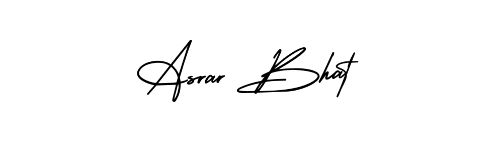 This is the best signature style for the Asrar Bhat name. Also you like these signature font (AmerikaSignatureDemo-Regular). Mix name signature. Asrar Bhat signature style 3 images and pictures png