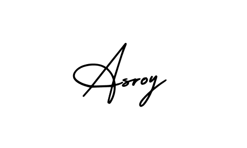 Create a beautiful signature design for name Asroy. With this signature (AmerikaSignatureDemo-Regular) fonts, you can make a handwritten signature for free. Asroy signature style 3 images and pictures png