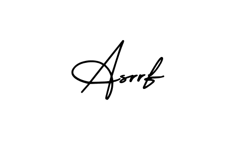 How to make Asrrf signature? AmerikaSignatureDemo-Regular is a professional autograph style. Create handwritten signature for Asrrf name. Asrrf signature style 3 images and pictures png