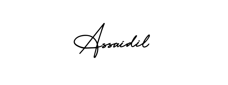 Assaidil stylish signature style. Best Handwritten Sign (AmerikaSignatureDemo-Regular) for my name. Handwritten Signature Collection Ideas for my name Assaidil. Assaidil signature style 3 images and pictures png