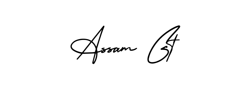 Assam Gt stylish signature style. Best Handwritten Sign (AmerikaSignatureDemo-Regular) for my name. Handwritten Signature Collection Ideas for my name Assam Gt. Assam Gt signature style 3 images and pictures png
