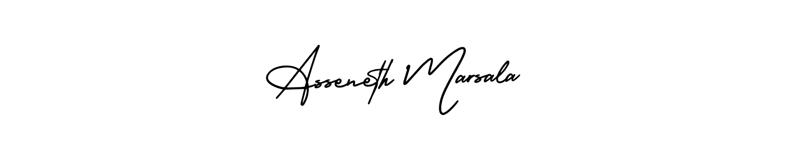 Here are the top 10 professional signature styles for the name Asseneth Marsala. These are the best autograph styles you can use for your name. Asseneth Marsala signature style 3 images and pictures png