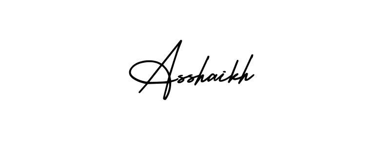 Also You can easily find your signature by using the search form. We will create Asshaikh name handwritten signature images for you free of cost using AmerikaSignatureDemo-Regular sign style. Asshaikh signature style 3 images and pictures png