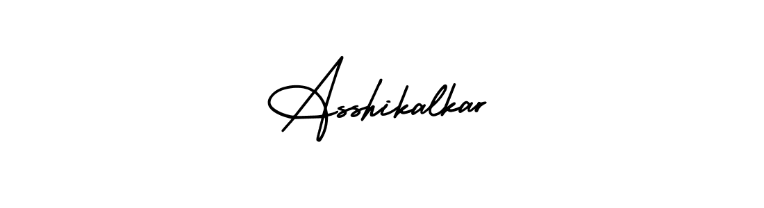 How to make Asshikalkar signature? AmerikaSignatureDemo-Regular is a professional autograph style. Create handwritten signature for Asshikalkar name. Asshikalkar signature style 3 images and pictures png